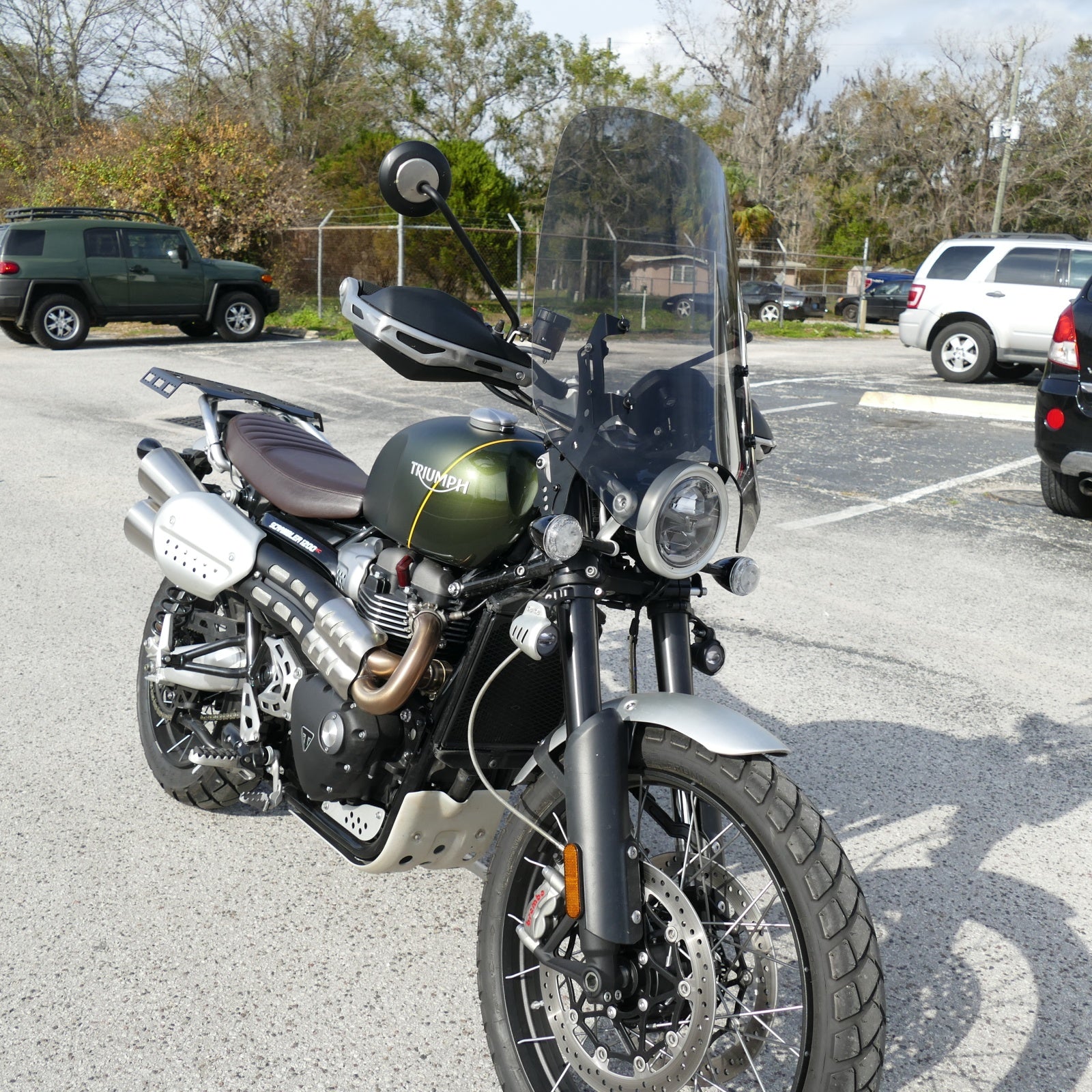 triumph scrambler 1200 windscreen