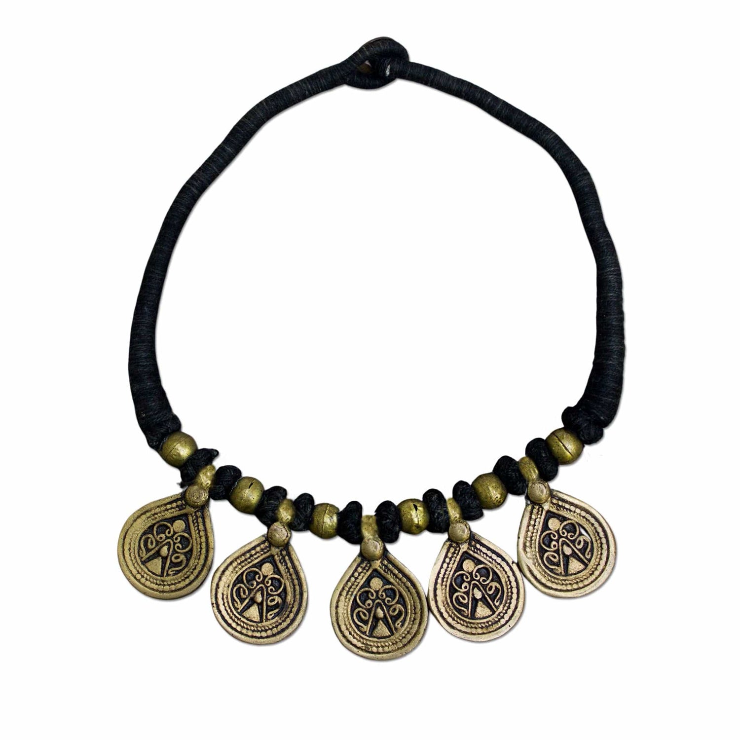 tibetan coin necklace