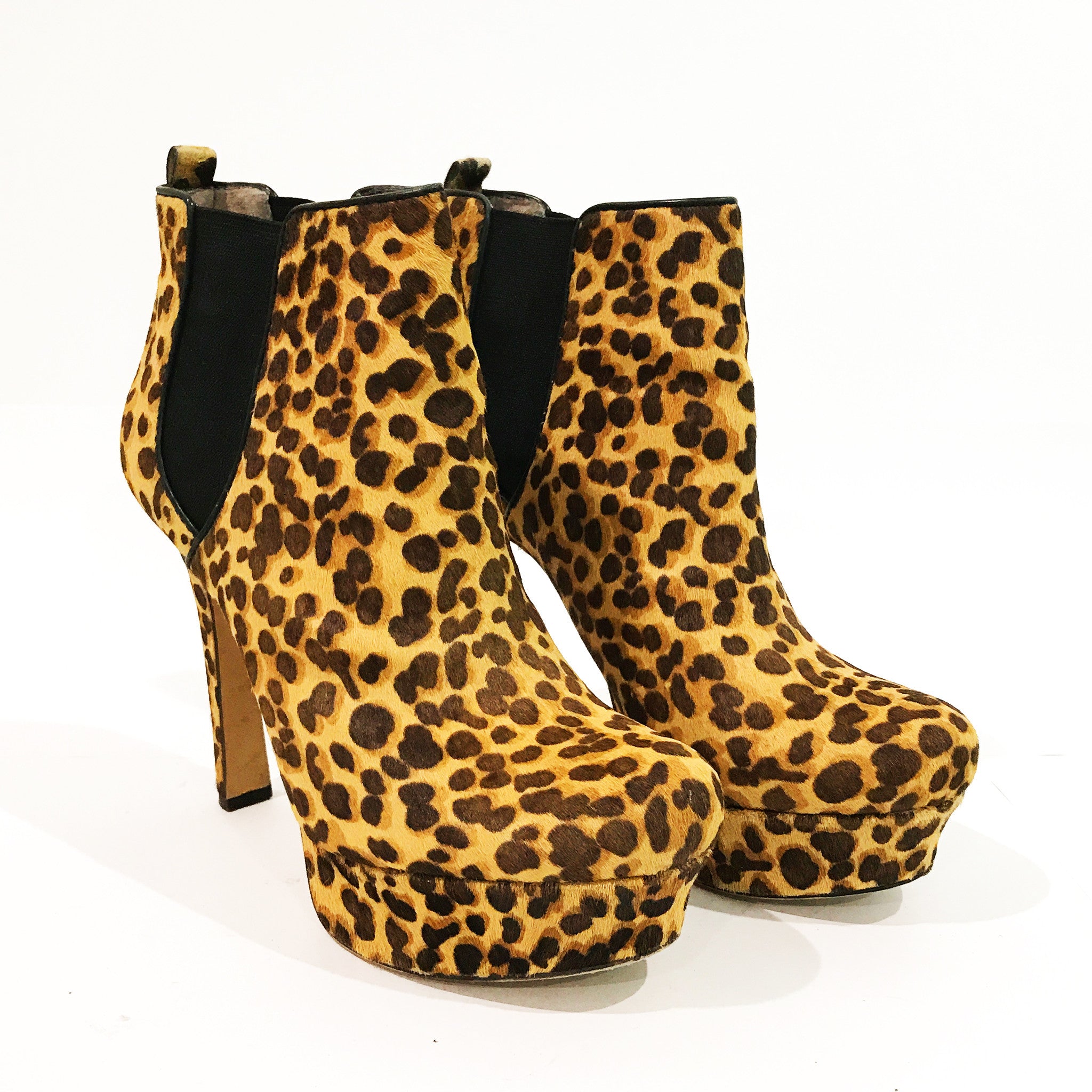 cheetah booties