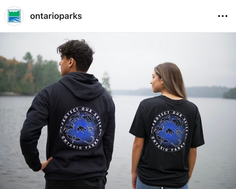 recycled Ontario parks tee