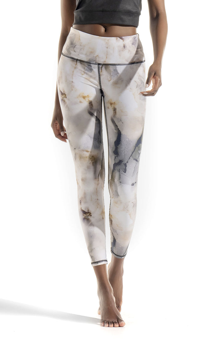 Love Waves High Rise Legging And Washed Black/White Tie Dye