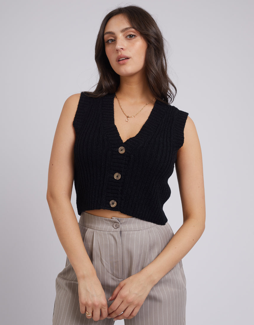 Black, Vests & Sleeveless Tops - women's fashion online