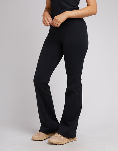 Aae Rib Flare Pants Black, Buy Online