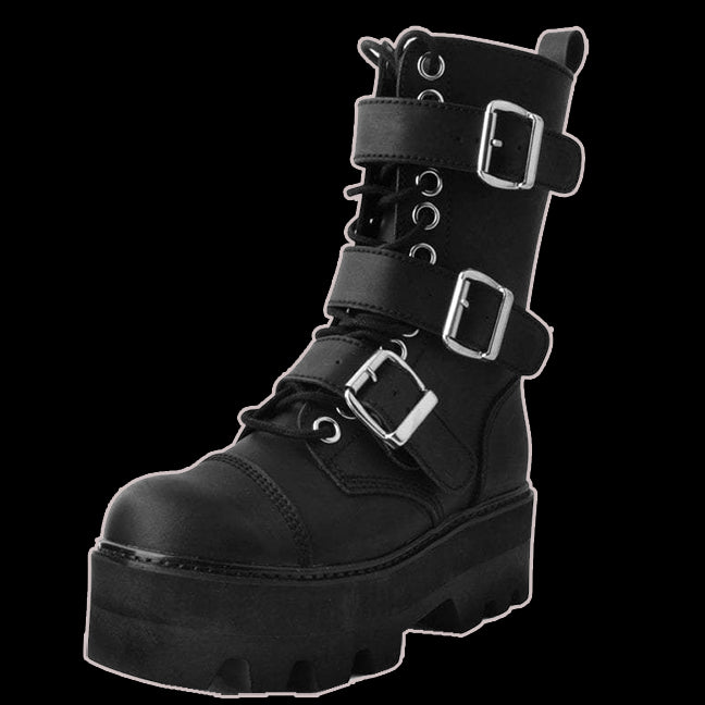  - 12 Eye 3 Strap Dino Boot SKU number: A9801 FashioNation | Vixens  and Angels