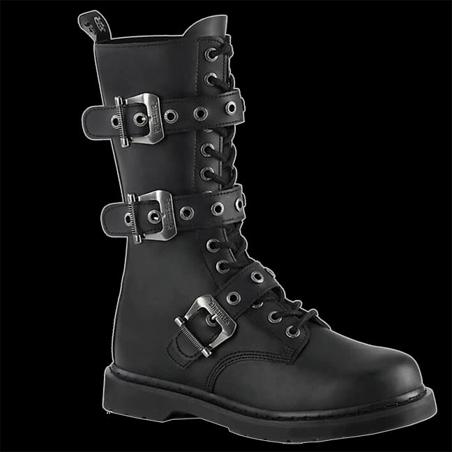 vegan buckle boots