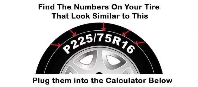 Tire Size Chart Calculator