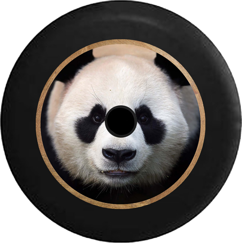 Jeep Wrangler JL Backup Camera Cute Panda Staring Back at You Jeep Camper Spare Tire Cover 35 inch R216