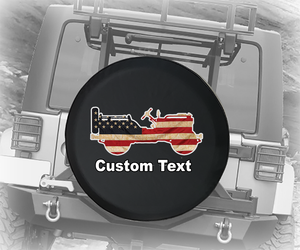 Retro Vintage American Flag 2 Door - Personalized Spare Tire Cover –  TireCoverPro