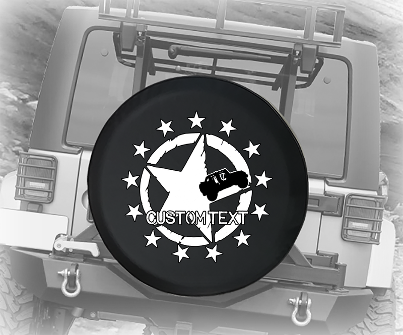 Betsy Ross American Military Star - Personalized Spare Tire Cover –  TireCoverPro
