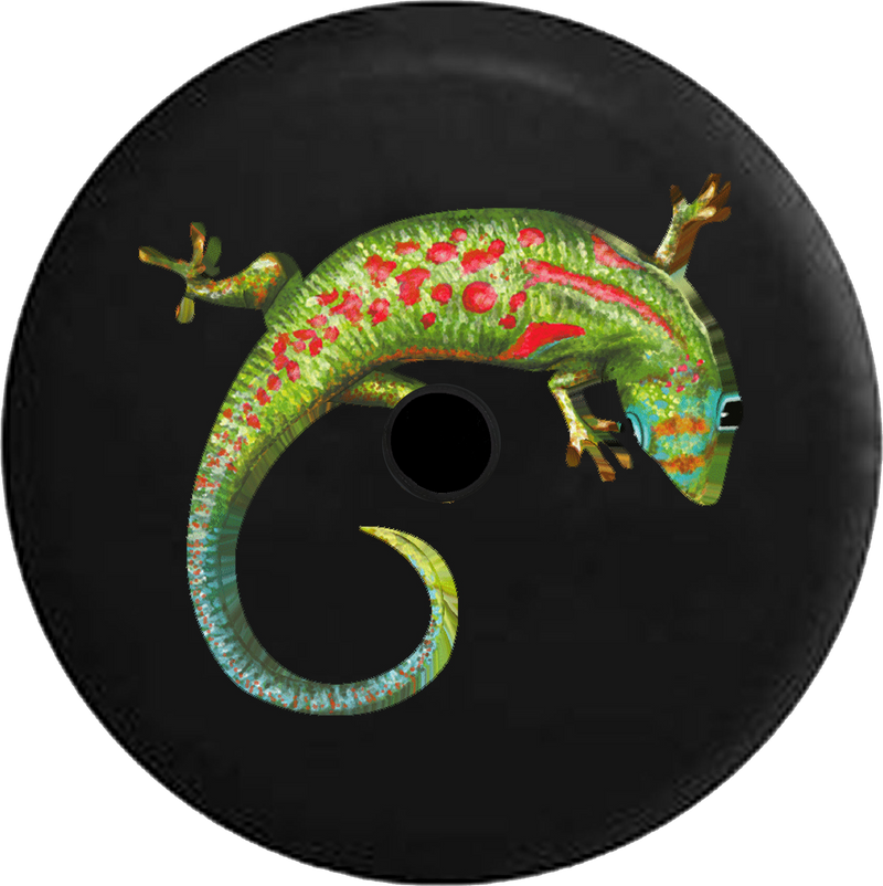 Tire Cover PRO | Island Gecko Green Blue Red Tropical Lizard RV Camper Spare  Tire Cover-BLACK-CUSTOM SIZE/COLOR/INK – TireCoverPro