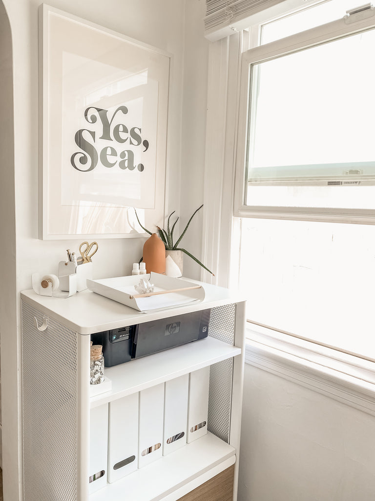 Better Homes and Gardens One Room Challenge 2020, Turquoise and Tobacco x Blanco Bungalow Home Office Design Reveal, #WFH