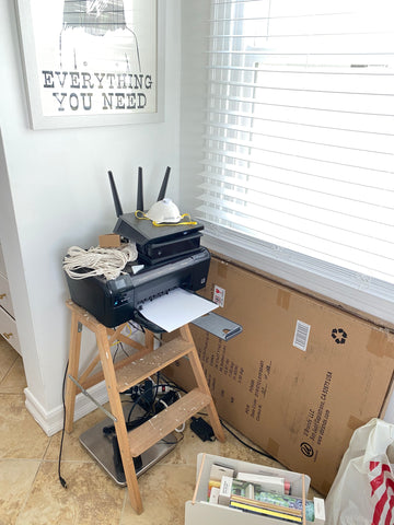 Better Homes and Gardens One Room Challenge 2020, Turquoise and Tobacco x Blanco Bungalow Home Office Design Reveal, #WFH