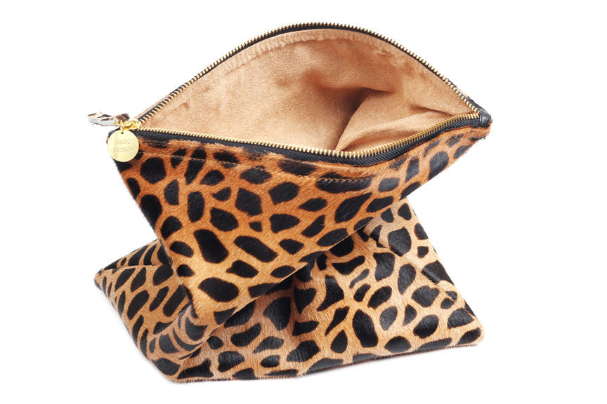 leopard calf hair bag