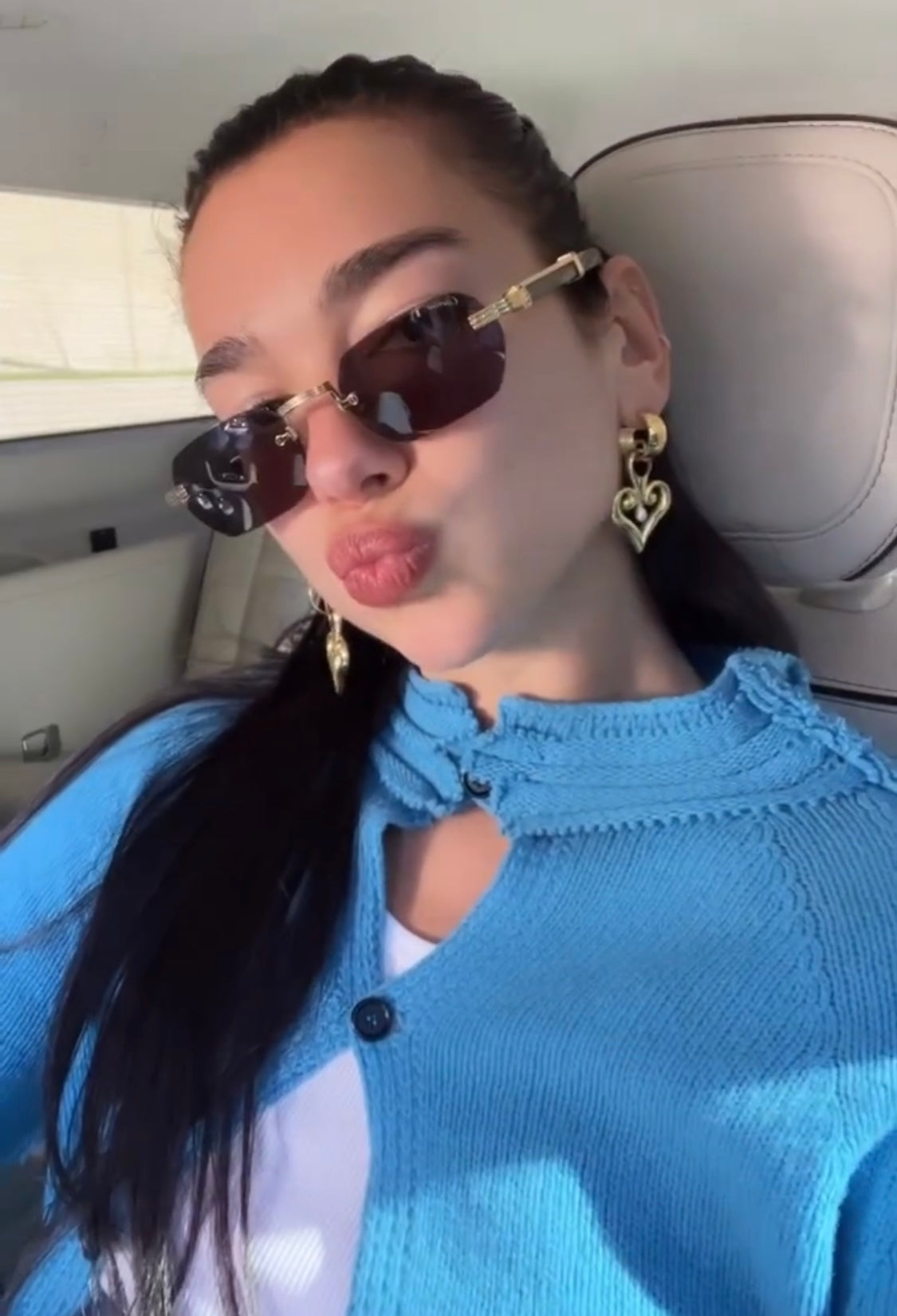 Dua Lipa wearing Bella Earrings | Mountain & Moon