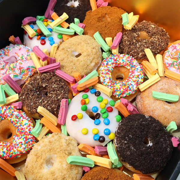 Same-day birthday gift box from Goldelucks with confetti, cookies, and a personalised note, delivered across Melbourne.