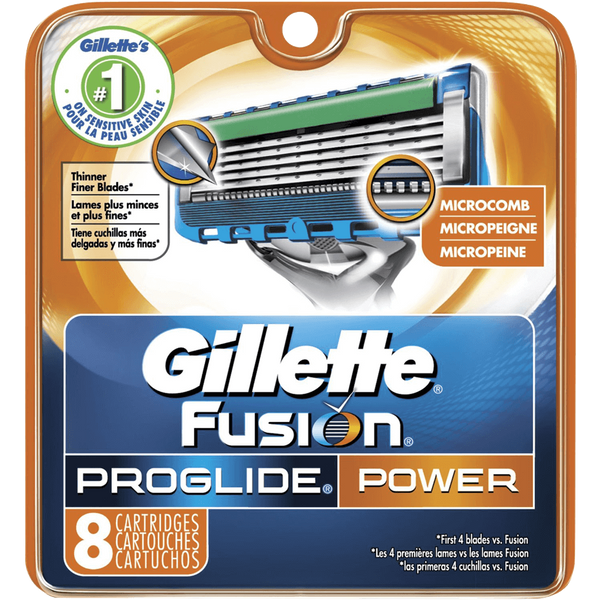 Wiegen Zeug grootmoeder Gillette Fusion Proglide Power Razor Blade Refills for Men 8 Count |  Cleanness