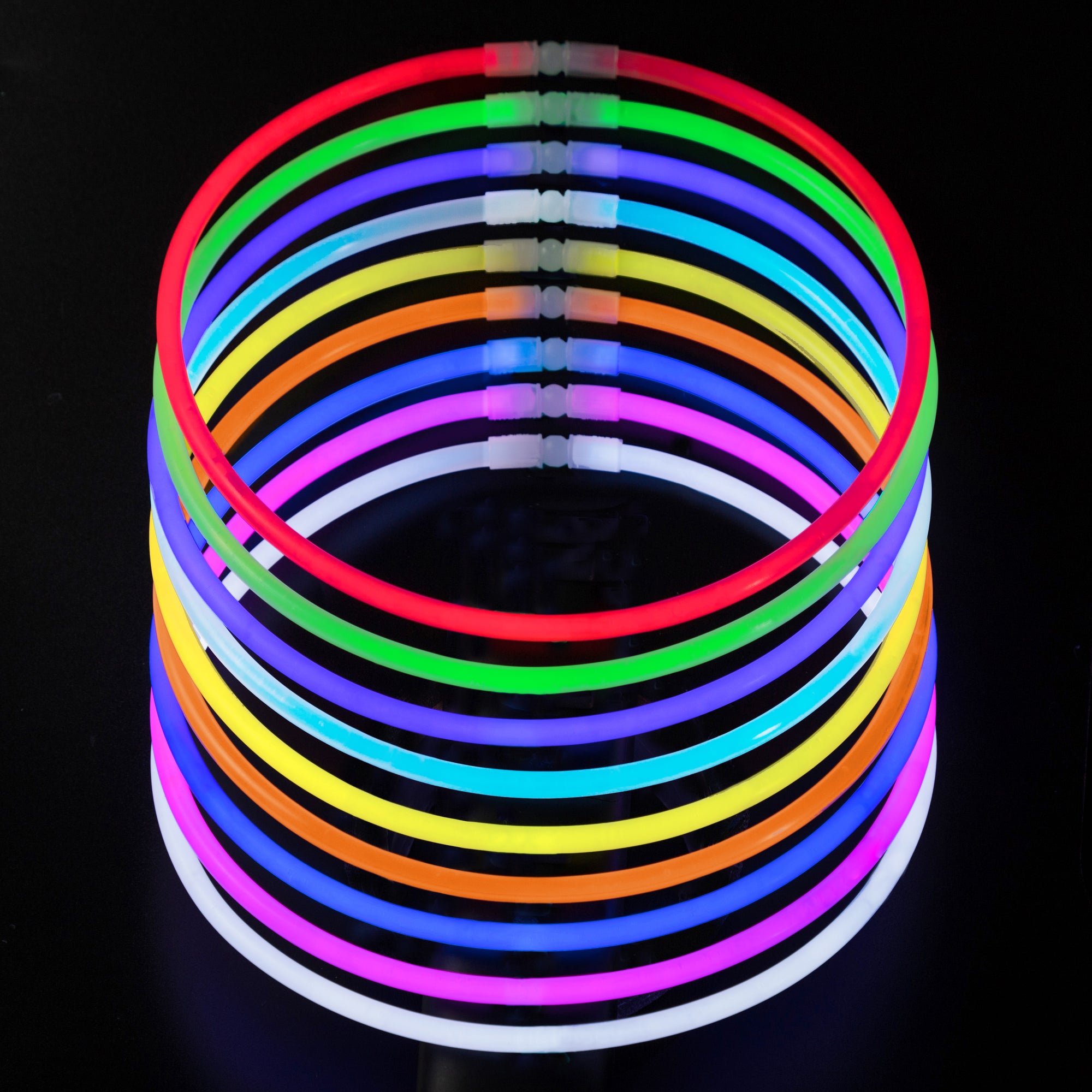 bulk tube of 100 glow sticks 22 inches 