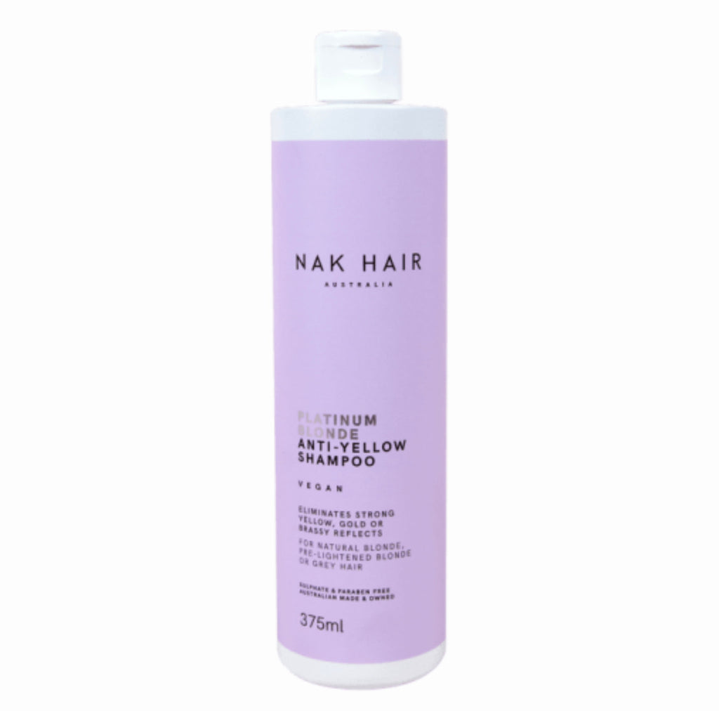 Nak Platinum Blonde Shampoo 375ml Ethan Thomas Collection