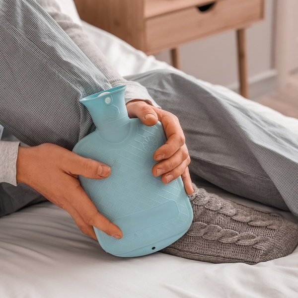 Avoid excessive pressure with hot water bottle