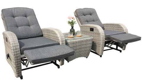 Rock Recline Garden Set