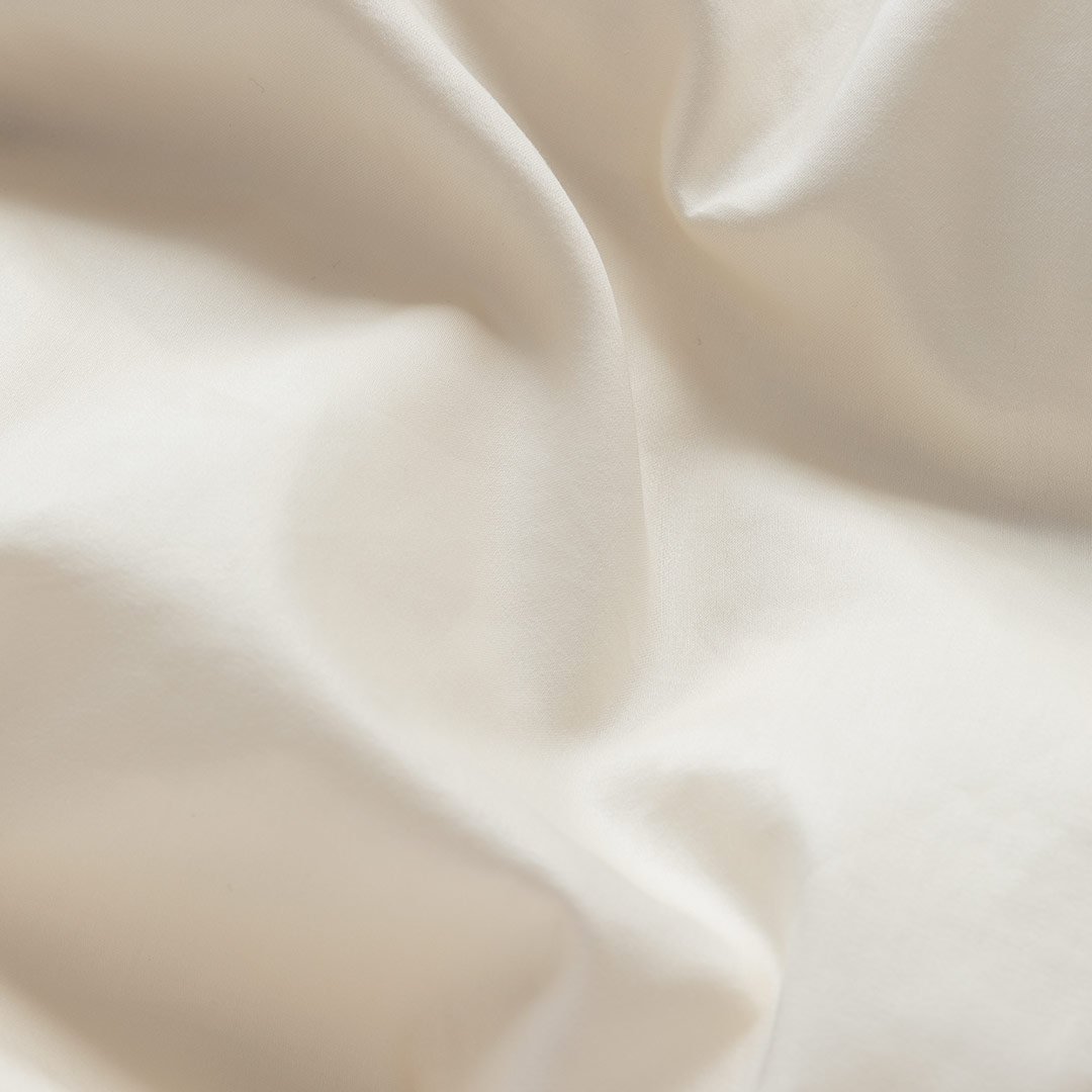 Eden Cotton Organic - Warm White Bed Sheets | Sheet Society