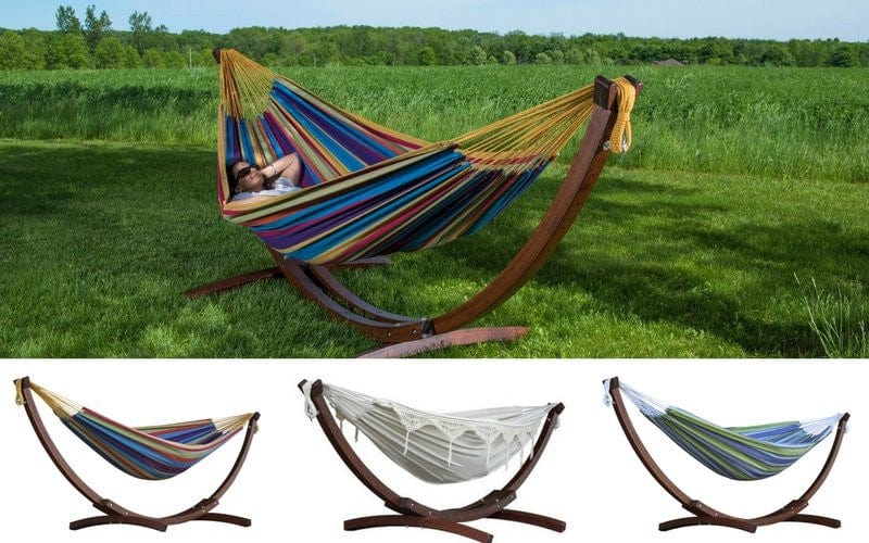 Solid Pine Standing Hammock