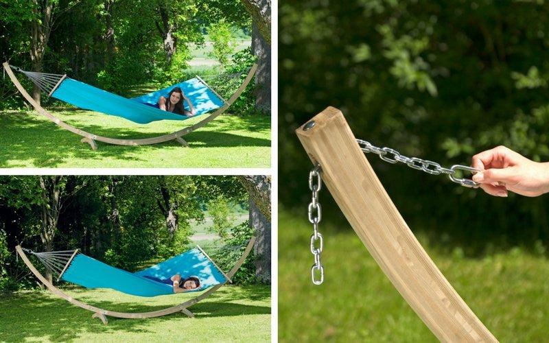 Wood Hammock Set