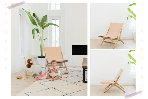 Kelly Foldable Chair boho livingroom