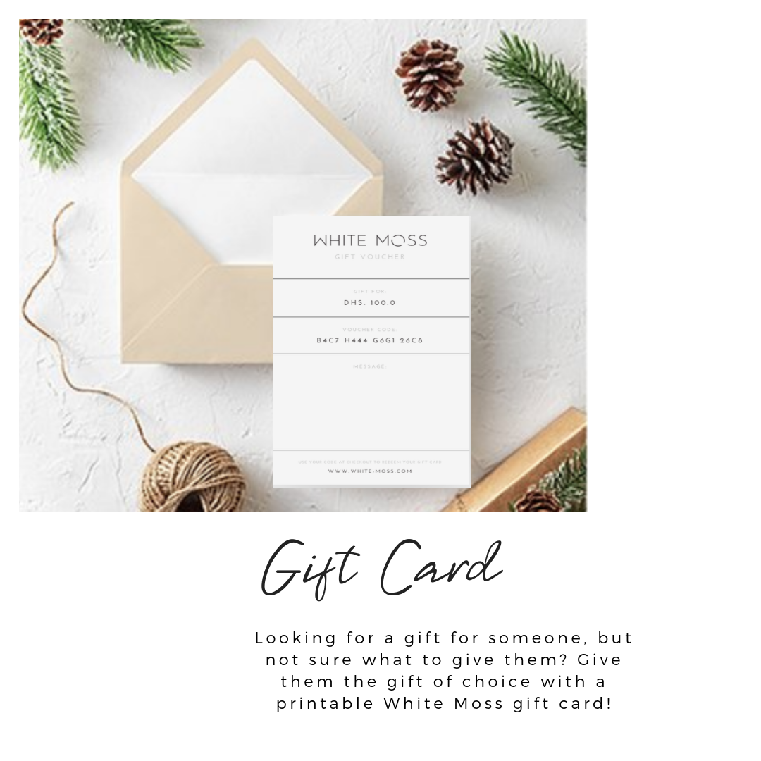 White Moss Gift Card