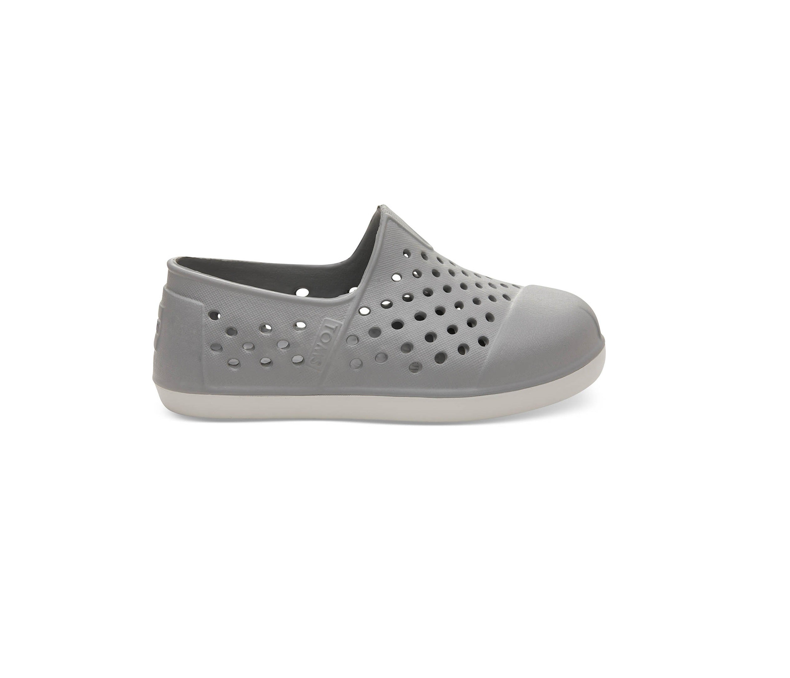 toms gray slip ons