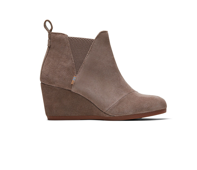 taupe booties women