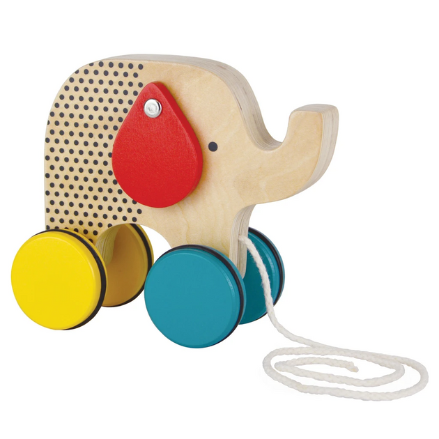 wooden elephant toy