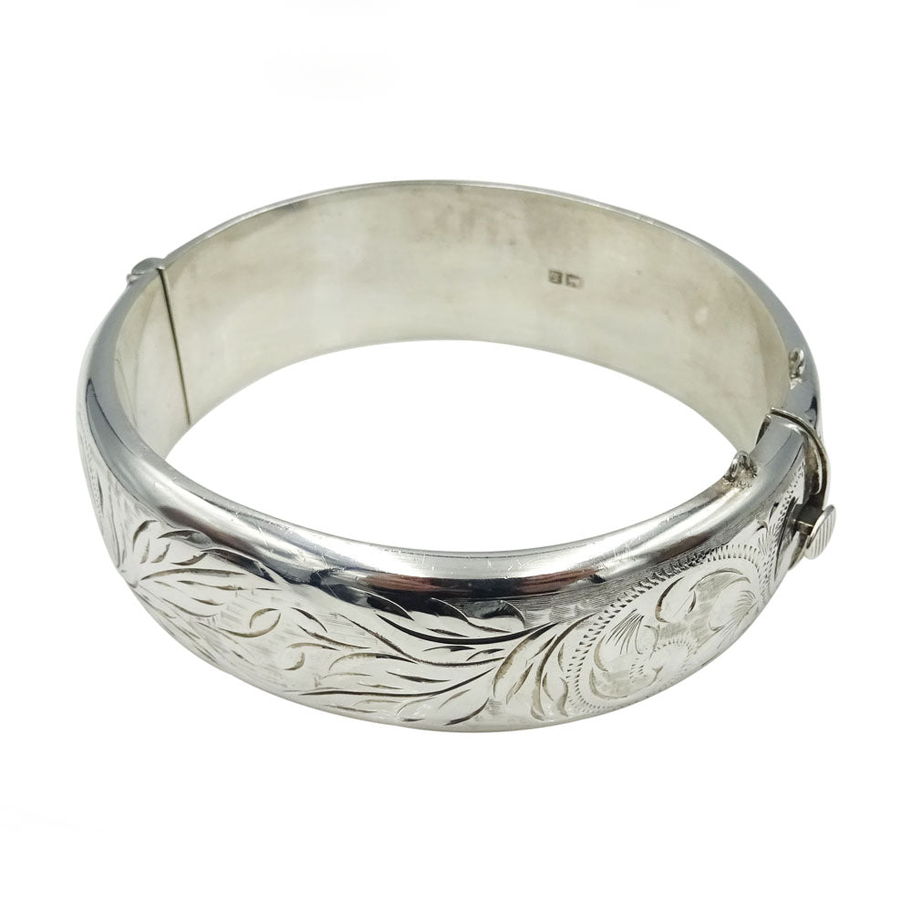 ladies sterling silver bangle