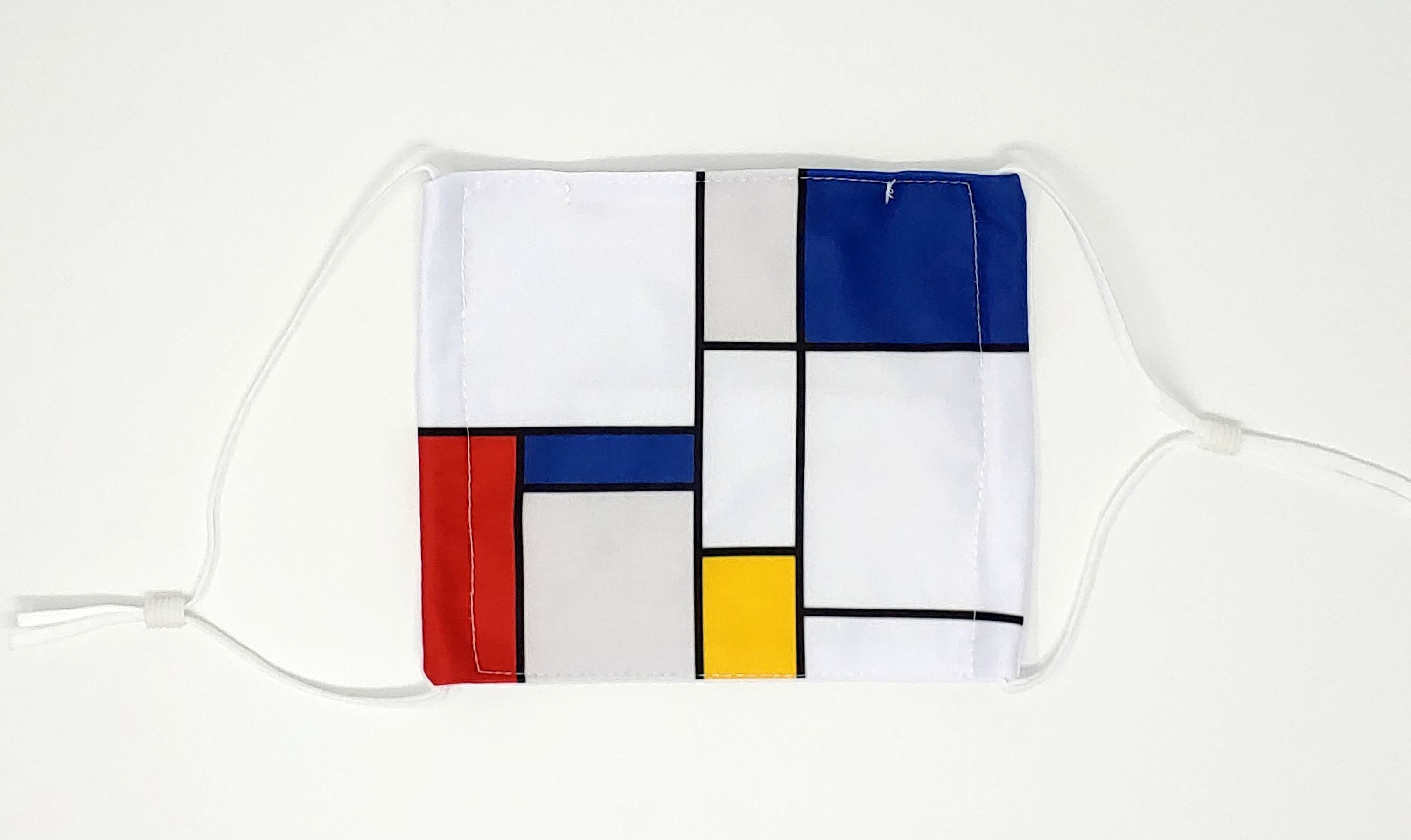 Mondrian Composition Face Mask