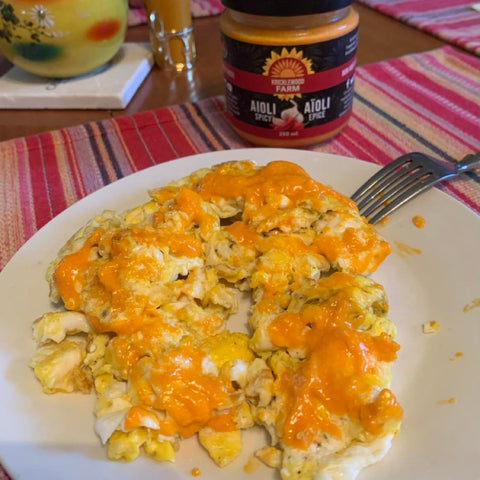 Kricklewood Farm Spicy Aioli Scrambled Eggs