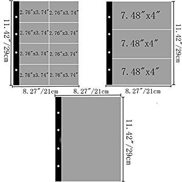 Zz Lighting 25 Pack Ticket Album Refill Pages For 2 5 X 3 5 7 5 X 4 Helmet Don