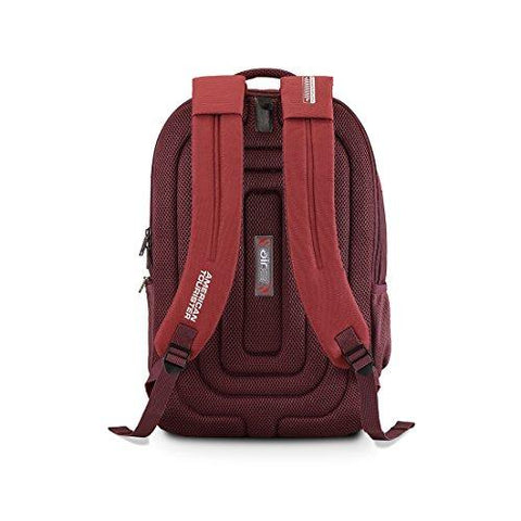 red american tourister backpack