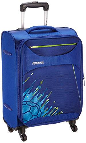 American Tourister Z Strike Polyester 56 Cms Royal Blue Softsided