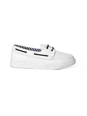 women's white faux leather sneakers