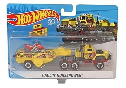 hot wheels truck with trailer