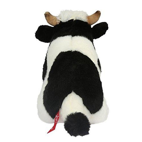 cow soft toy white black