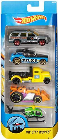 hot wheels 5 car gift pack