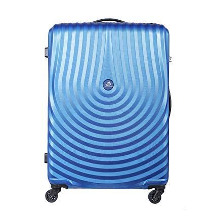 american tourister blue trolley