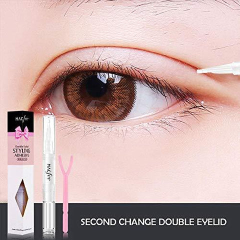 hooded double eyelids