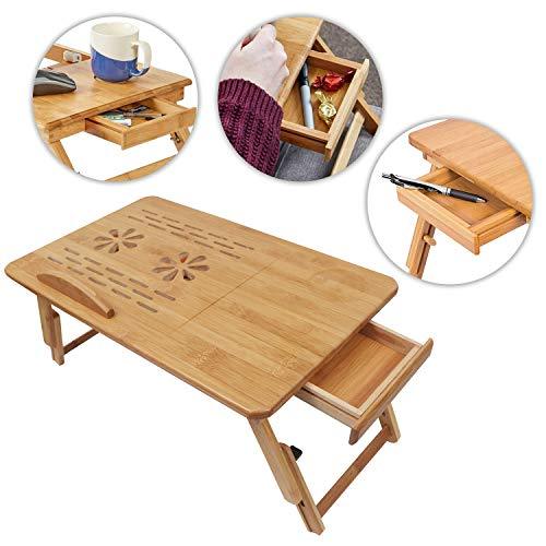 Livzing Multipurpose Space Saving Laptop Table Adjustable Foldable