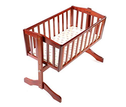 wooden baby cradle swing