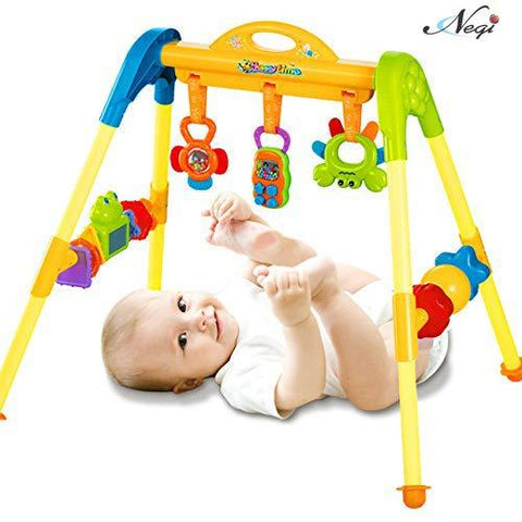 play gym for baby with hanging toys & rattles