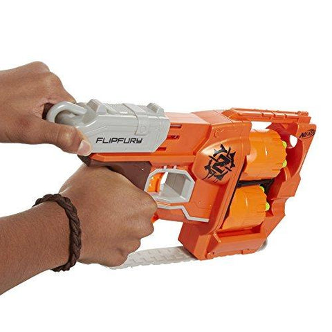 nerf zombie strike flipfury blaster toy