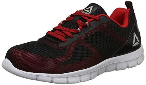 reebok shoes black and red