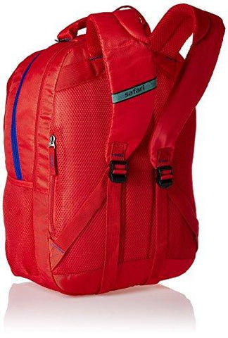 safari red backpack